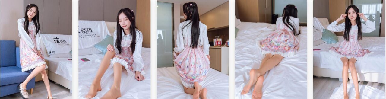 袜啵啵丝袜写真下载 | 187期 稚予-Lolita裙、白皮鞋、肉丝-脚尖透明款(带视频)